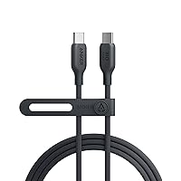 Anker USB C to C Cable (240W 6ft), Charging Cable for iPhone 15/15Pro,MacBook Pro 2020, iPad Air 4, Samsung Galaxy S23+/S22 Ultra (Phantom Black)