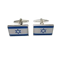 Israel Flag Cufflinks