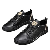 Casual Shoes, Sports Matching Korean Style, Breathable and Wear-Resistant, Very Suitable for Travel, Running Wear, Very Suitable for Men's Casual Sports Shoes 42 Black
