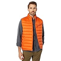 Men's Quilted Puffer Vest with Chest Zip Pocket