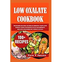 Low Oxalate Cookbook: Delicious Recipes to treat chronic pains and kidney stone with Meal plan to improve health and increase energy levels. Low Oxalate Cookbook: Delicious Recipes to treat chronic pains and kidney stone with Meal plan to improve health and increase energy levels. Paperback Kindle