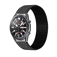 20 22mm Watch Band for Gear S3 Frontier Strap Watch 3 45mm 41mm 46 Active 2 44mm 40mm Nylon for Huawei Watch Gt2e/2 Strap 42 (Color : Black White 11, Size : 22mm)