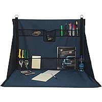 Mini WS3700 Portable Standing Desk, Workbench, Station, Storage for Jobsite, Garage, Office, Shop, Hanging Work Surface, Black