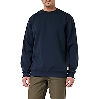 Carhartt Men's Midweight Crewneck Sweatshirt,New Navy,Large