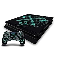 Head Case Designs Officially Licensed Assassin's Creed Dual Axes Valhalla Key Art Vinyl Sticker Gaming Skin Decal Cover Compatible with Sony Playstation 4 PS4 Slim Console and DualShock 4 Controller