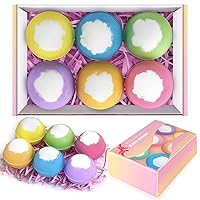Mothers Day Gifts for Mom from Daughter:sanyi Bath Bombs for Women Relaxing,6 Organic Bubble Bath Bombs Gift Set,Relaxation Luxuriate Home Spa with Essential Oil,Birthday Gifts for Women