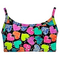 City Threads Girls Bikini Top Active Wear UPF50+ Rash Guard for Beach and Pool