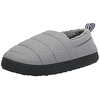 Dearfoams Men's Indoor Outdoor Cullen Ripstop Cosaed Back Puffy Camping Slipper