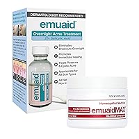 EMUAID Acne Erasing Duo - EMUAIDMAX Maximum Strength 2oz with Overnight Acne Treatment