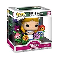 Funko POP Deluxe: Alice in Wonderland 70th - Alice in Wonderland with Flowers,Multicolor
