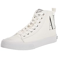 A｜X ARMANI EXCHANGE Men's Updated Icon Logo High-top Sneaker