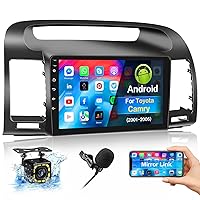 (1+32G) for 2001-2006 Toyota Camry Android 13 Radio, Roinvou 9 Inch Touch Screen Radio Dash Kit with Backup Camera, in-Dash GPS Navigation Support Mirror Link Bluetooth WiFi FM
