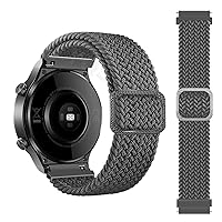 Braided Correa Wrist Strap Bands for COROS APEX Pro/APEX 46 42mm Smartwatch Watchband PACE 2 PACE2 Bracelet Correa (Color : Gray, Size : 20mm Universal)