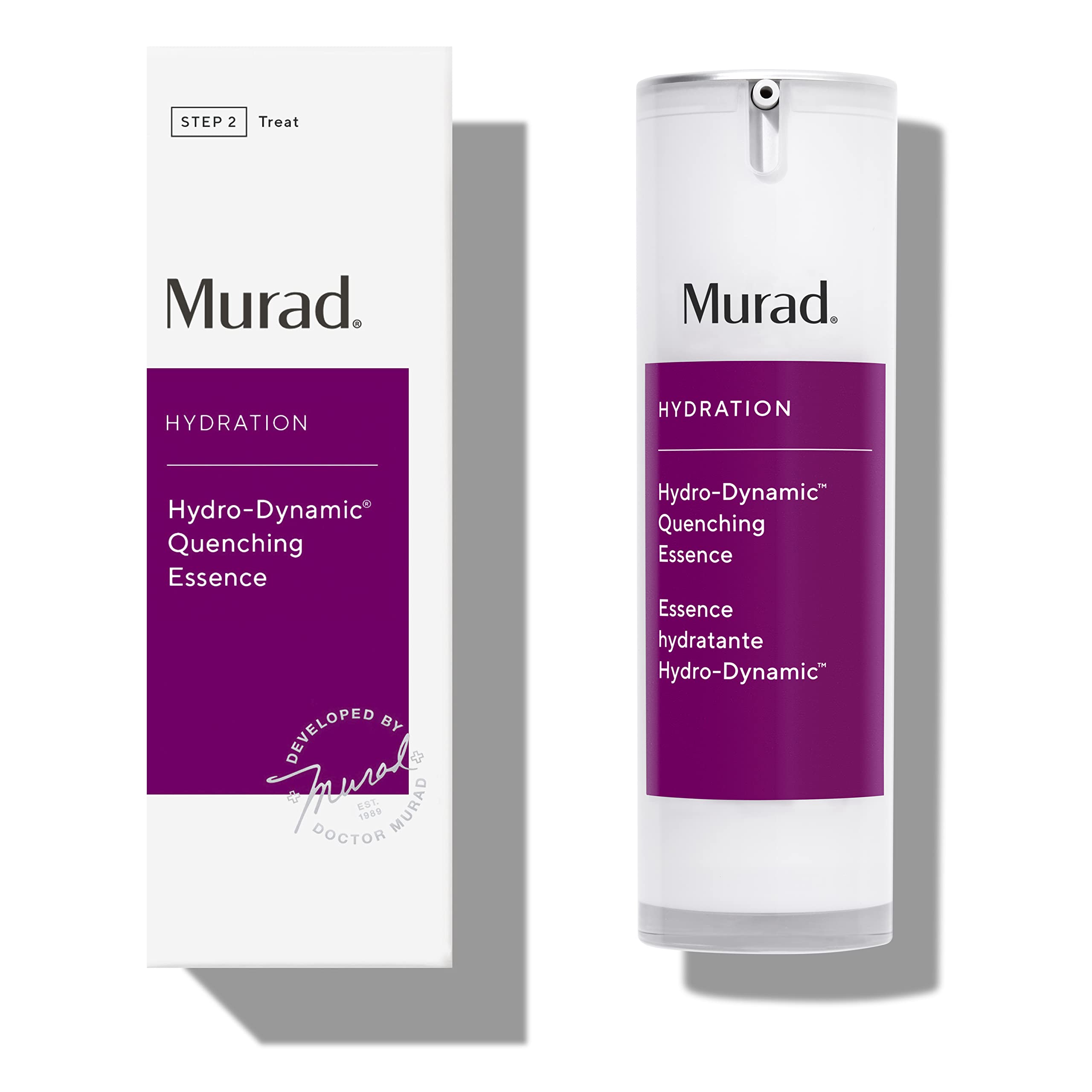 Murad Hydration Hydro-Dynamic Quenching Essence - Hydro-Boost Exfoliating Face Moisturizer - Weightless Face Essence with Glycolic Acid, 1.0 Fl Oz