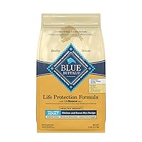 Blue Buffalo Life Protection Formula Natural Adult Small Breed Healthy Weight Dry Dog Food, Chicken and Brown Rice 5-lb Trial Size Bag