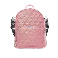 OMG! Accessories Glitter Heart Quilted Winged Mini Backpack