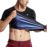 HOTER Men Sauna-Sweat-Shirt Slimming-Shapewear Comression-Fitness Slimmer-Saunasuits Body Shaper Tank Top Polymer Trainer