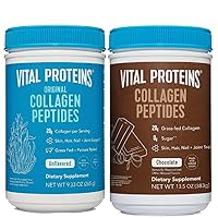 Vital Proteins Collagen Powder 9.33oz & Chocolate Collagen Powder 13.5 oz
