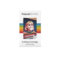 Polaroid Hi-Print Paper - 2x3 Paper Cartridge (20 Sheets) Dye-Sub (Not Zink) Cartridge, Single Pack