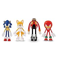 TCG Toys Bend-EMS - Sonic The Hedgehog - The Original Bendable, posable Actions Figures from The 90's are Back! Great Birthday Gifts for Kids, Boys, and Girls