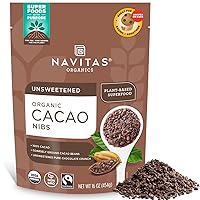Raw Cacao Nibs, 16oz. Bag, 15 Servings - Organic, Non-GMO, Fair Trade, Gluten-Free