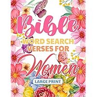 Bible Word Search Large Print Verses for Women Bible Word Search Large Print Verses for Women Paperback Hardcover