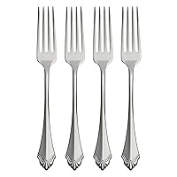 Kenwood Fine Flatware Dinner Forks, 0.30 LB, Metallic