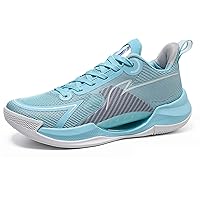 Unisex Fashion Basketball Shoes Breathable Tennis Running Sneakers Outdoor Fitness Sports Non-Slip Cushioning Training Shoes Street Personalized Trend Basketball Sneakers