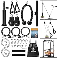 Weight Cable Pulley System Gym Upgraded LAT Pull Down Machine