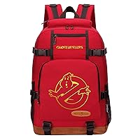 Students Ghostbusters Graphic Knapsack-Large Capacity Travel Rucksack Lightweight Bookbag for Teens