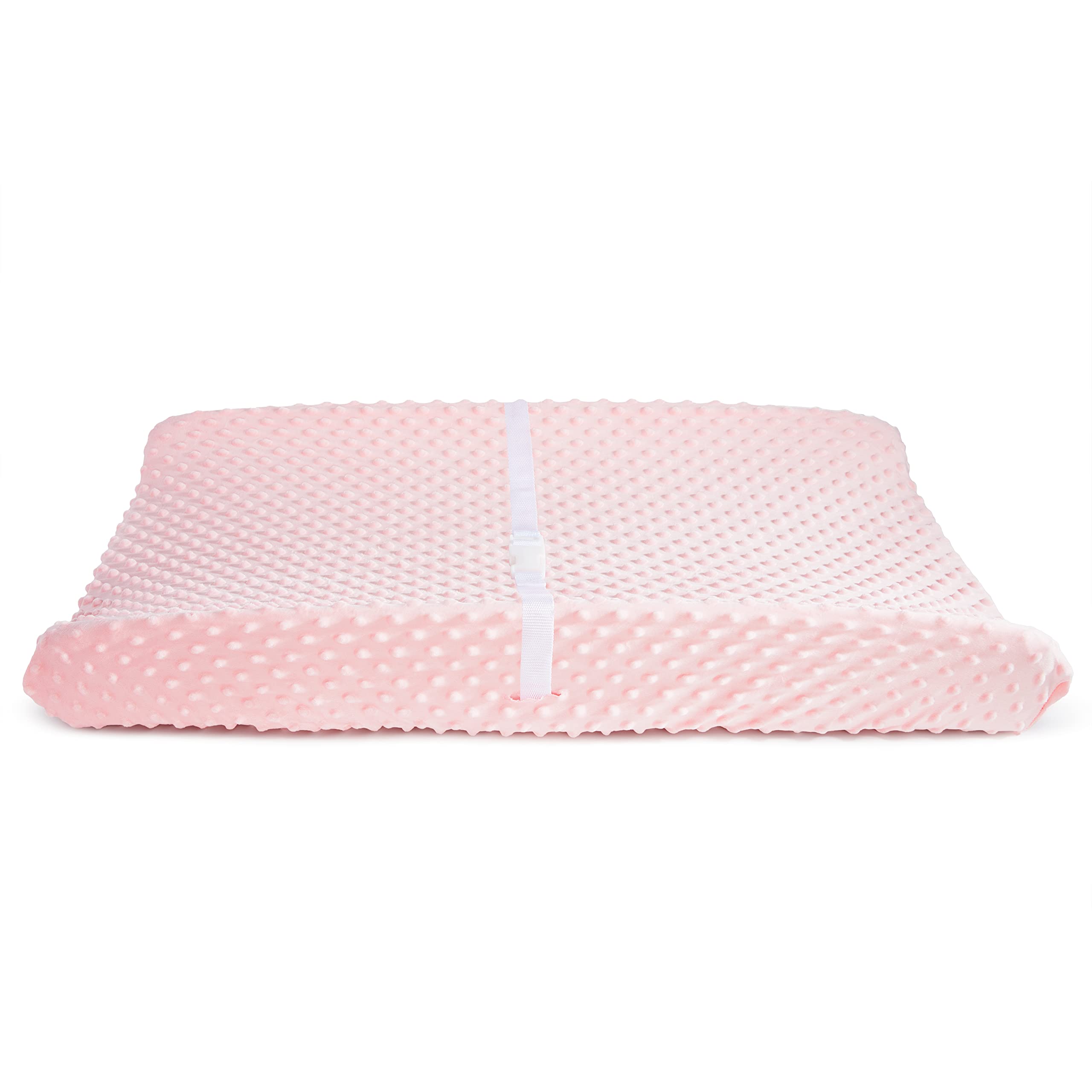 Munchkin® Diaper Changing Pad Covers, 2 Pack, Pink/White – Fits Standard Contoured Changing Pads