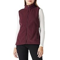 Outdoor Ventures Women's Polar Fleece Zip Vest Outerwear with Pockets,Warm Sleeveless Coat Vest for Fall & Winter