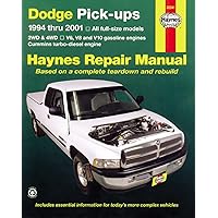 Dodge Pick-ups, 1994-2001 (Haynes Repair Manuals) Dodge Pick-ups, 1994-2001 (Haynes Repair Manuals) Paperback