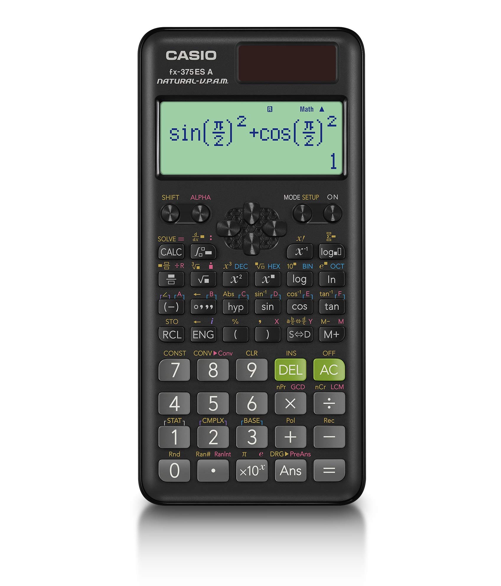 Casio Scientific Calculator Differential Integral/Statistical Calculations/Math Natural Display 394 Functions/Functions fx-375ESA-N