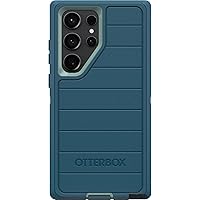 OtterBox Galaxy S23 Ultra (Only) - Defender Series Case - Manoeuvre (Blue) - Rugged & Durable - with Port Protection - Case Only - Microbial Defense Protection - Non-Retail Packaging