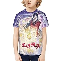 294646c7b62f97fb4281dd6a193ed79b Boys and Girls T-Shirt Novelty Fashion Tops Kids Shirt Anime Short Sleeves