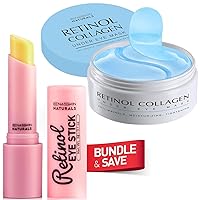Retinol Eye Stick and Eye Patches for Fine Lines, Wrinkles and Puffiness ahd Dark Circles