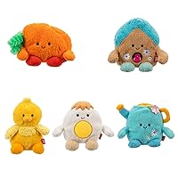 4.5-inch SpringBumz Plush 5-Pack - Carson Carrot, Cammie Yellow Chick, Ethan Hard Boiled Egg, Cosimo Watering Can, and Blair Bird House - from The Makers of Original Squishmallows