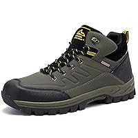 Mens Hiking Boot for womens Autumn Winter Trekking Shoes Backpacking Ankle Boots for Outdoor Climbing Mountaineering Camping