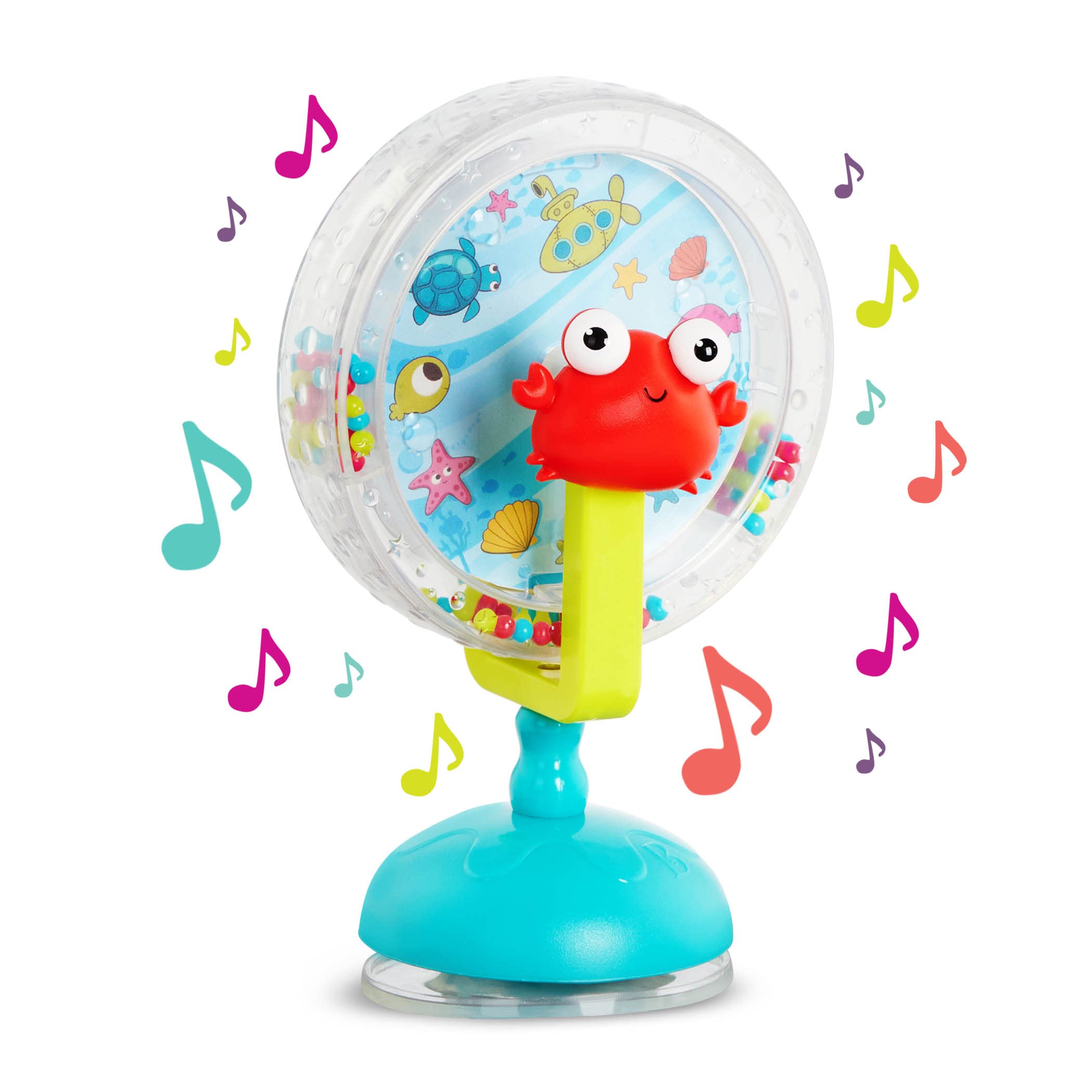 B. Baby – Baby Ferris Wheel Toy – High Chair Toy – Musical Toy with Songs & Sounds – Educational & Developmental – 6 Months + – Whirly Wheel