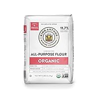 100% Organic All-Purpose Flour Unbleached, Non-GMO Project Verified, No Preservatives, 5 Pounds (Pack of 6)