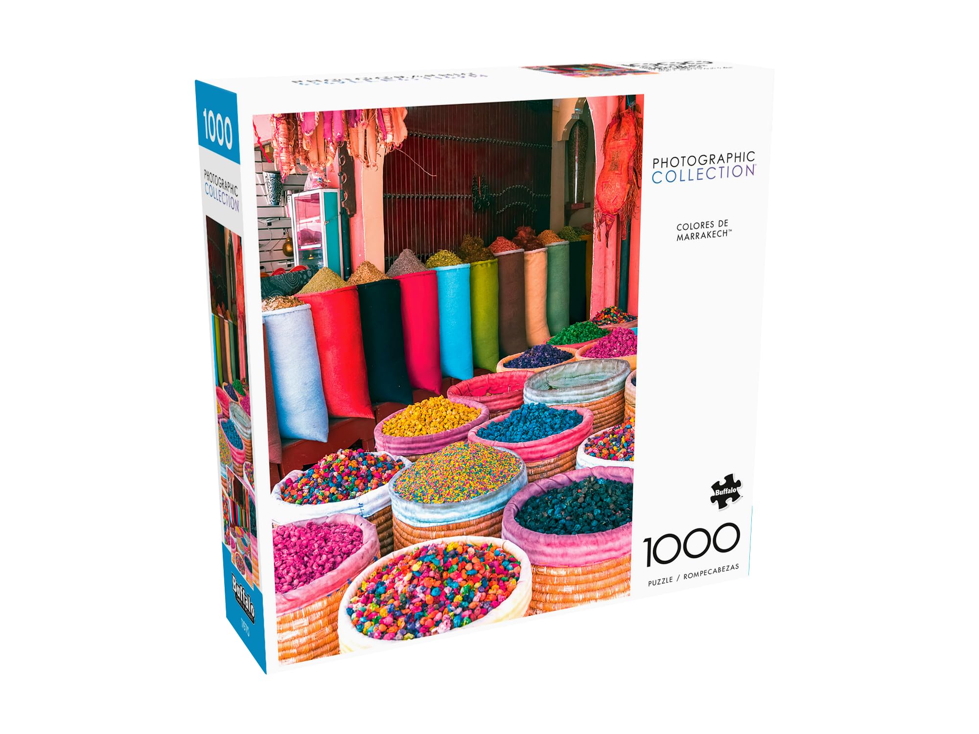 Buffalo Games - Colores de Marrakech - 1000 Piece Jigsaw Puzzle for Adults Challenging Puzzle Perfect for Game Nights - Finished Size 26.75 x 19.75