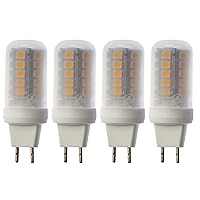 GY6-2320-4 Led Bulb Halogen Replacement Light (4 Pack), White, 4 Piece