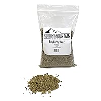 North Mountain Supply Bayberry Wax Pellets - Great for Candle Making - Smells Like Christmas - 1lb Bag