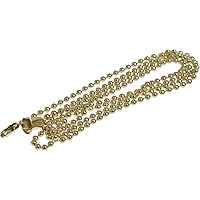 54065 Chain Pull Brass with Connector and Pendant, 3-Pack