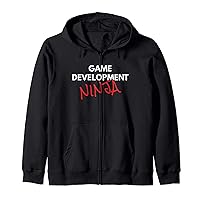 Game Development Ninja Fun Games Developer Zip Hoodie