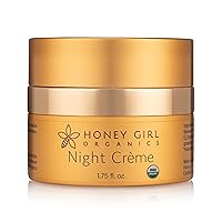 Honey Girl Organics Night Creme, 1.75 Fluid Ounce