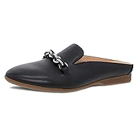 Dansko Leora Slip-On Mules for Women - Comfortable Flat Shoes with Arch Support - Versatile Casual to Dressy Footwear - Lightweight Rubber Outsole