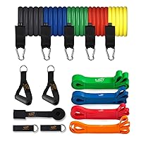 Fit Simplify Resistance Tube Bands and Pull Up Assistant Stretching Powerlifting Bands
