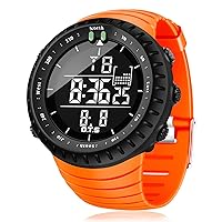 Men's Digital Sports Watch Waterproof Tactical Watch with LED Backlight Watch for Men